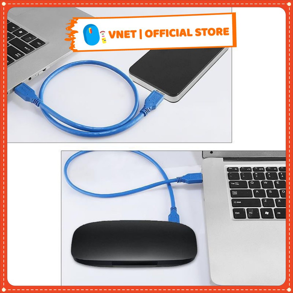 [Loại 1] Dây nối USB 2 đầu đực 30cm/ 60cm/ 150cm cao cấp | WebRaoVat - webraovat.net.vn