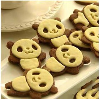 Khuôn cookie cutter gấu trúc