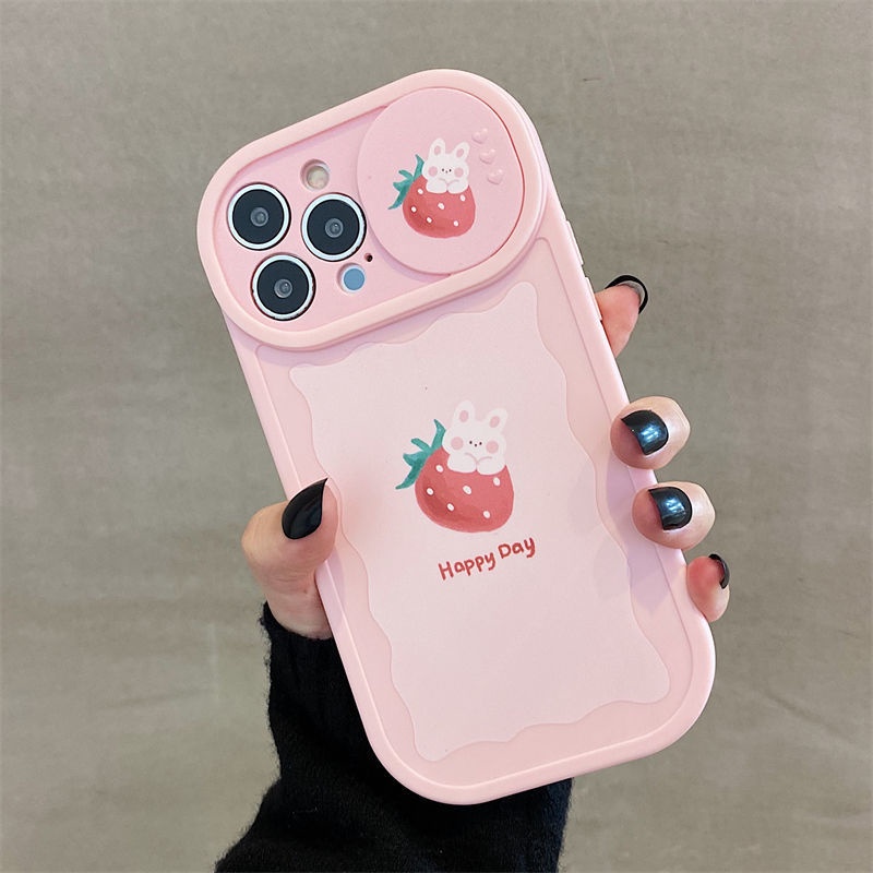Ốp Điện Thoại Hình Bơ / Dâu Tây Cho iphone 12 13 11 Pro Max X Xs Max Xr Tko5