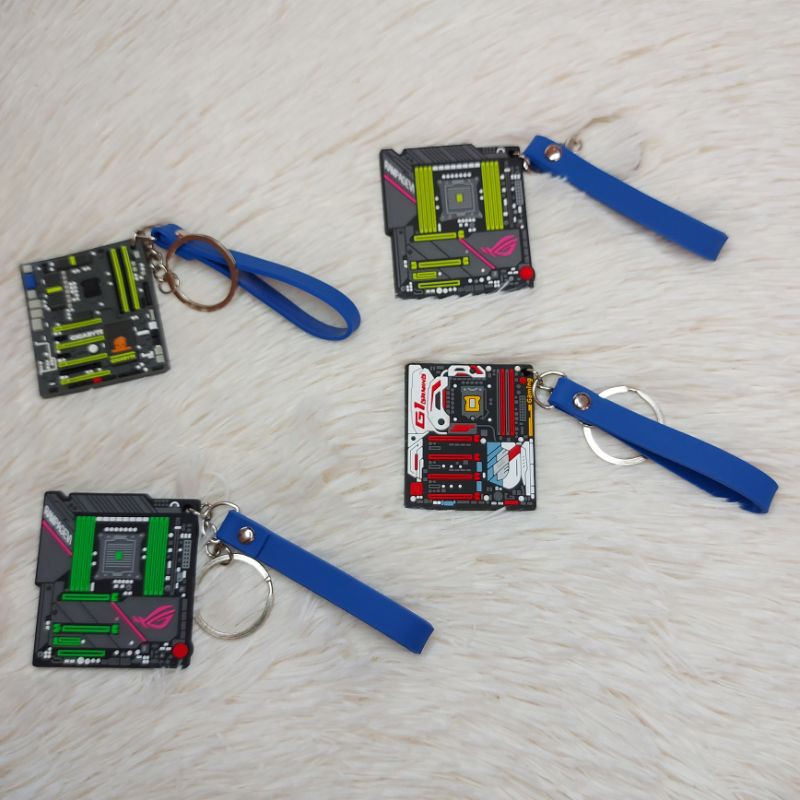 Móc khóa hình Mainboard và USB 32gb hình Vga