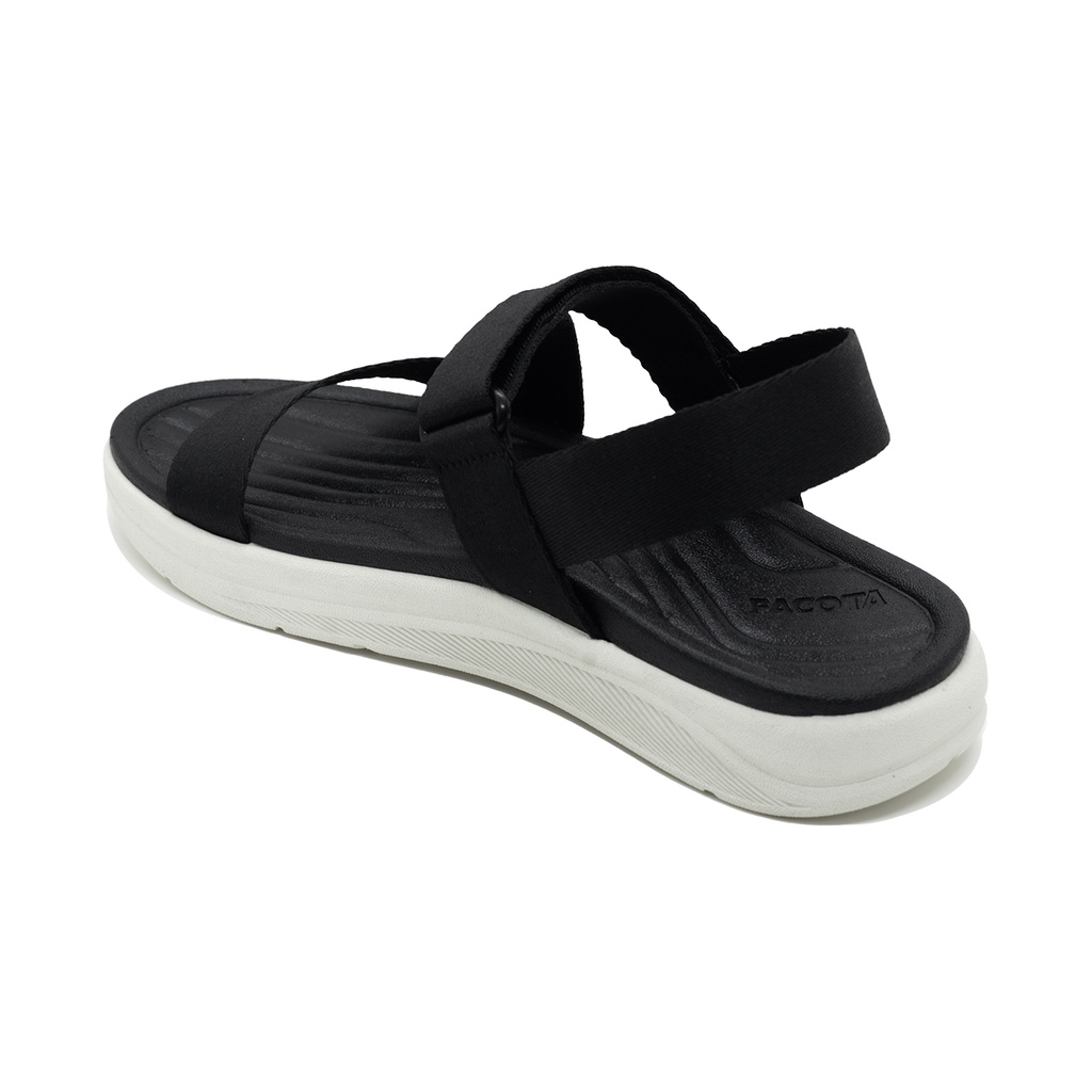 FACOTA │Giày Sandal thể thao nam nữ Facota V6 R02 - ĐEN ĐẾ TRẮNG