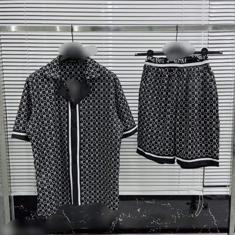 Set đi biển cổ bẻ 2227, Bộ hè nam pijama new hot trend