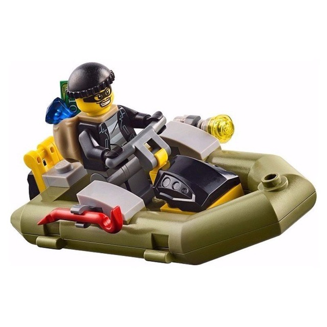 Bộ Lego Urban City Police 10421 Tàu tuần dương cảnh sát