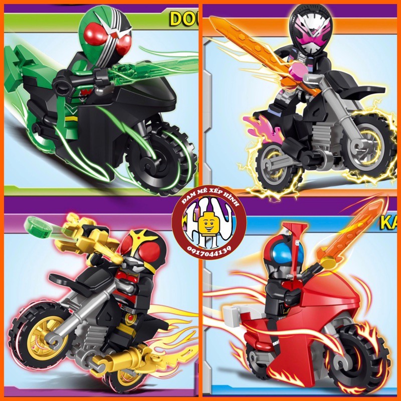 Đồ chơi xếp hình - Siêu nhân - Kamen rider ( 82232 ) - Hàng tuyển - Hàng đẹp - Set 8 hộp ( Nonlego ) !