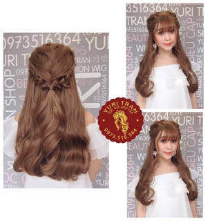 Tóc bộ Sóng nước vàng rêu