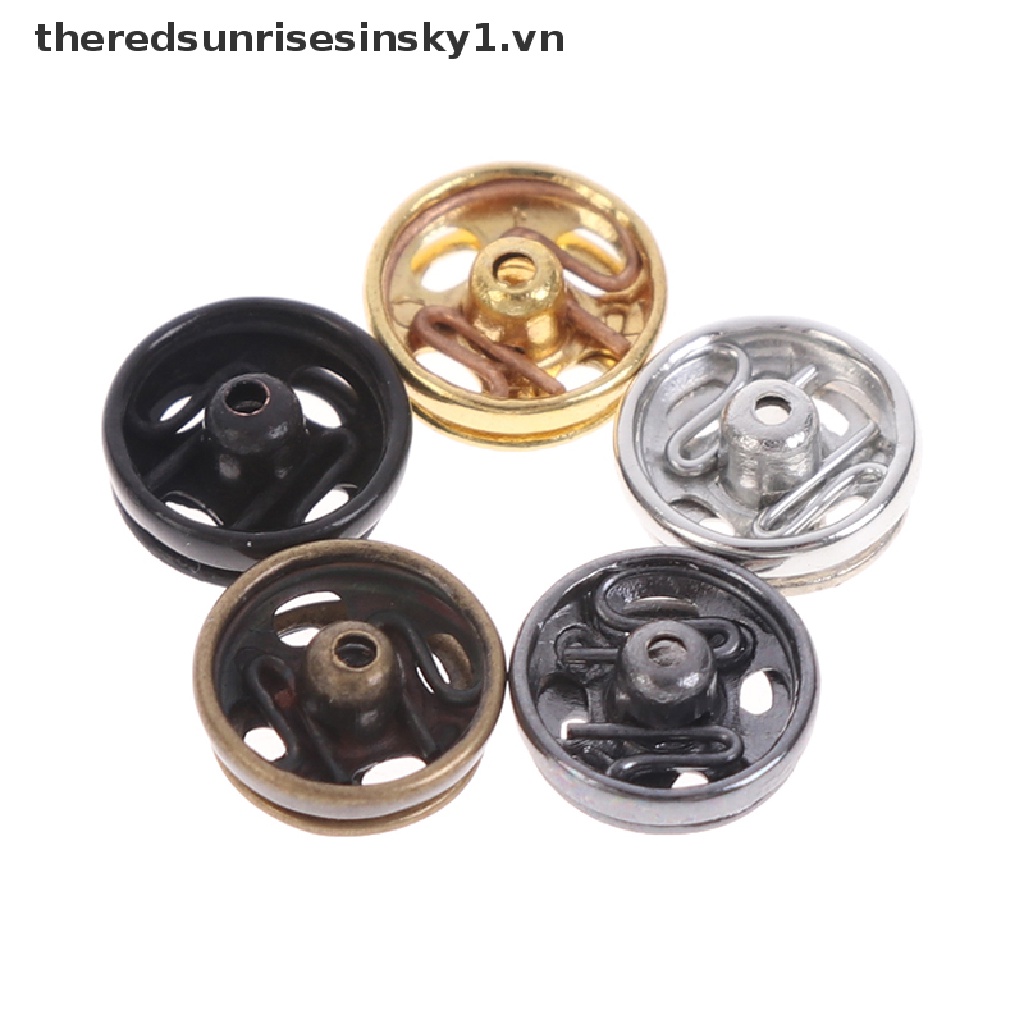 Set 24 nút nhấn mini dành cho may quần áo búp bê DIY tỉ lệ 1/6