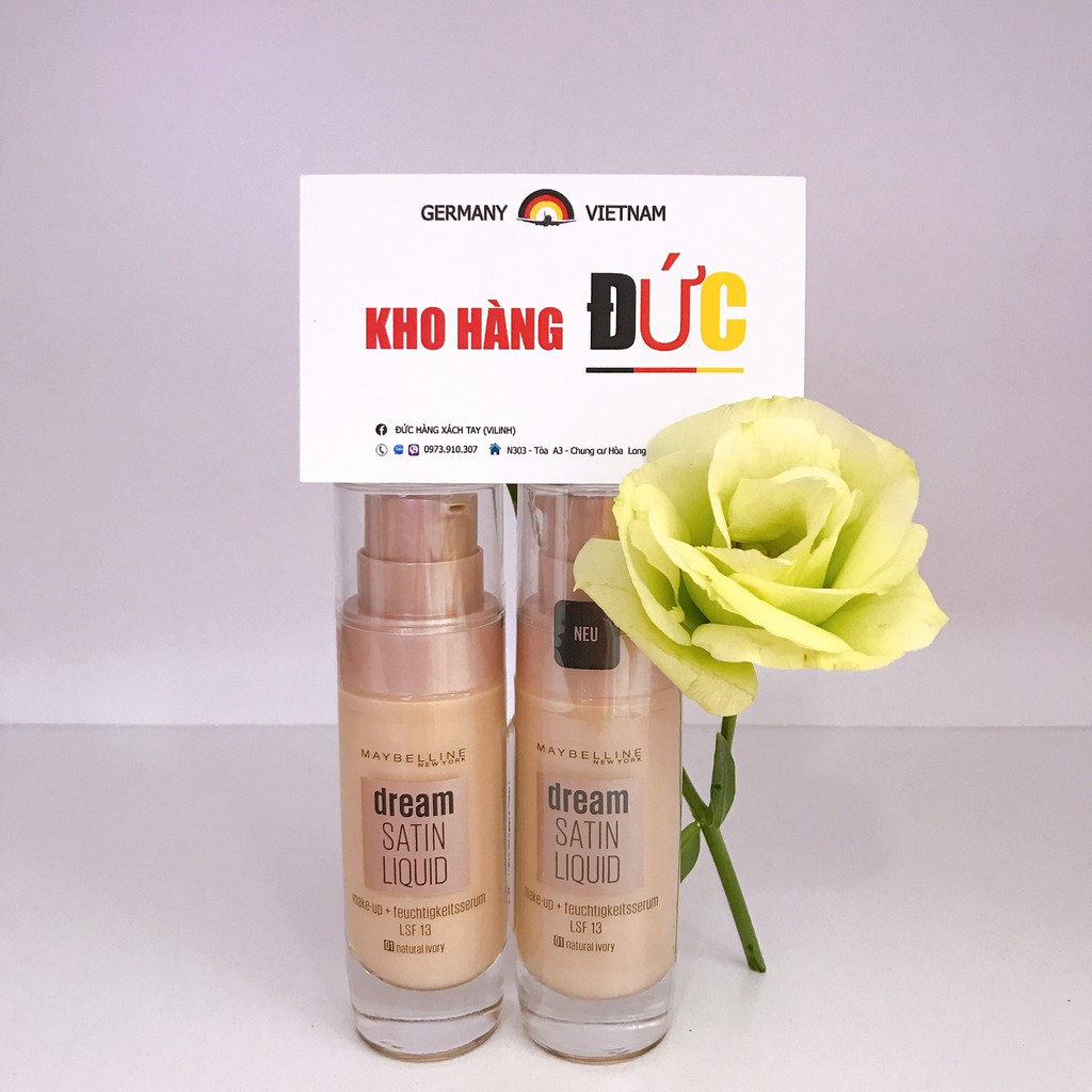 🇩🇪 [Bill Đức] Kem nền Maybelline Fit Me Luminous and Smooth số 130 (30ml)