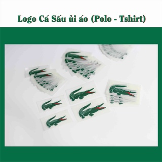 Logo ủi Áo quần hình con cá sấu Huyền Thoại - KT 3 - 4cm