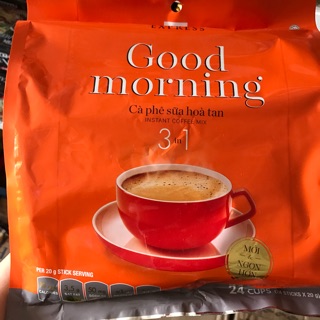 Cafe sữa hòa tan Good Morning Trần Quang bịch 24gói