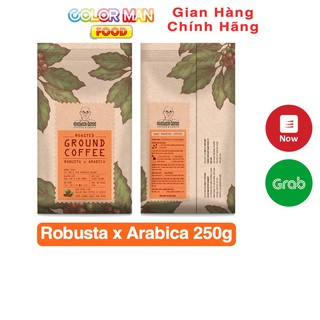 Cà Phê Sạch Rang Xay Color Man 250g là sự kết hợp giữa hạt Robusta x Arabica tạo nên hương vị khó quên