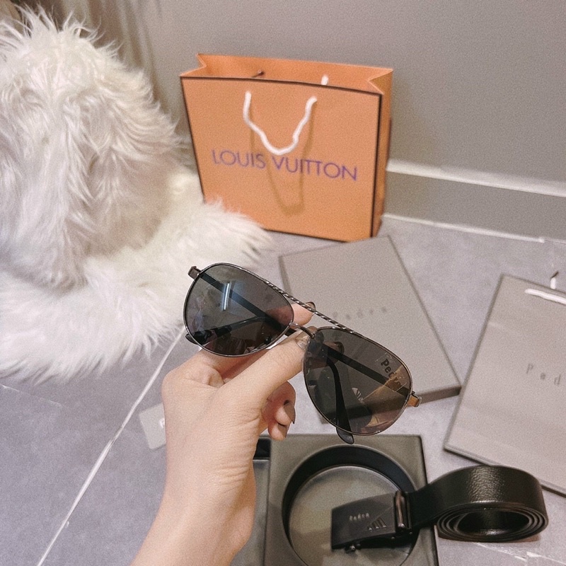 [Fullbox] Set thắt lưng kèm mắt kính pedro siêu sang dành cho nam