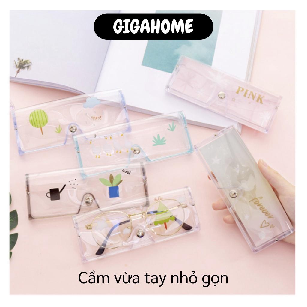 Hộp đựng kính GIÁ VỐN]Túi đựng kính trong suốt xinh xắn, an toàn, tiện dụng. 6769