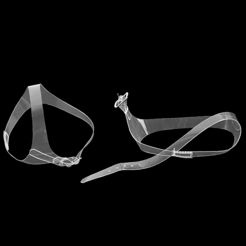 HAN❀ 2pcs Shoe Strings Transparent Invisible Women High Heels TPU Band Ankle Straps