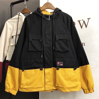 áo khoác KAKI 4 TÚI HỘP nam nữ chống nắng  có nón form rộng ❤️ ULZZANG đi học VIVU123STORE KAK008