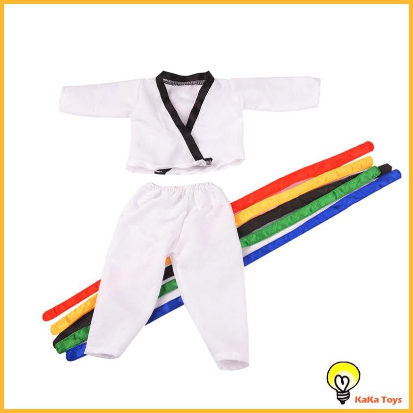 Đai Thắt Lưng Tập Võ Taekwondo Cho Búp Bê 18inch