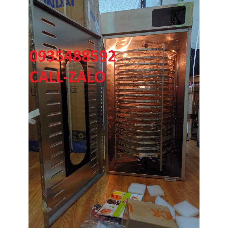 Máy sấy thực phẩm ,sấy hoa quả khô,sấy bò heo gà 20 khay tròn inox cao cấp