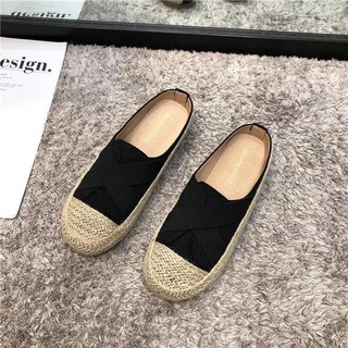 Giày cói hở gót