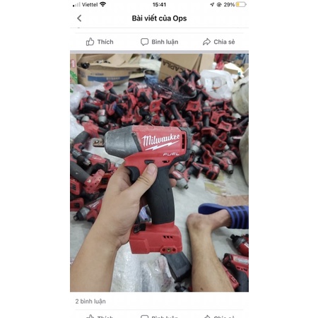 Bulong pin hàng bãi USA Milwaukee 2755-20