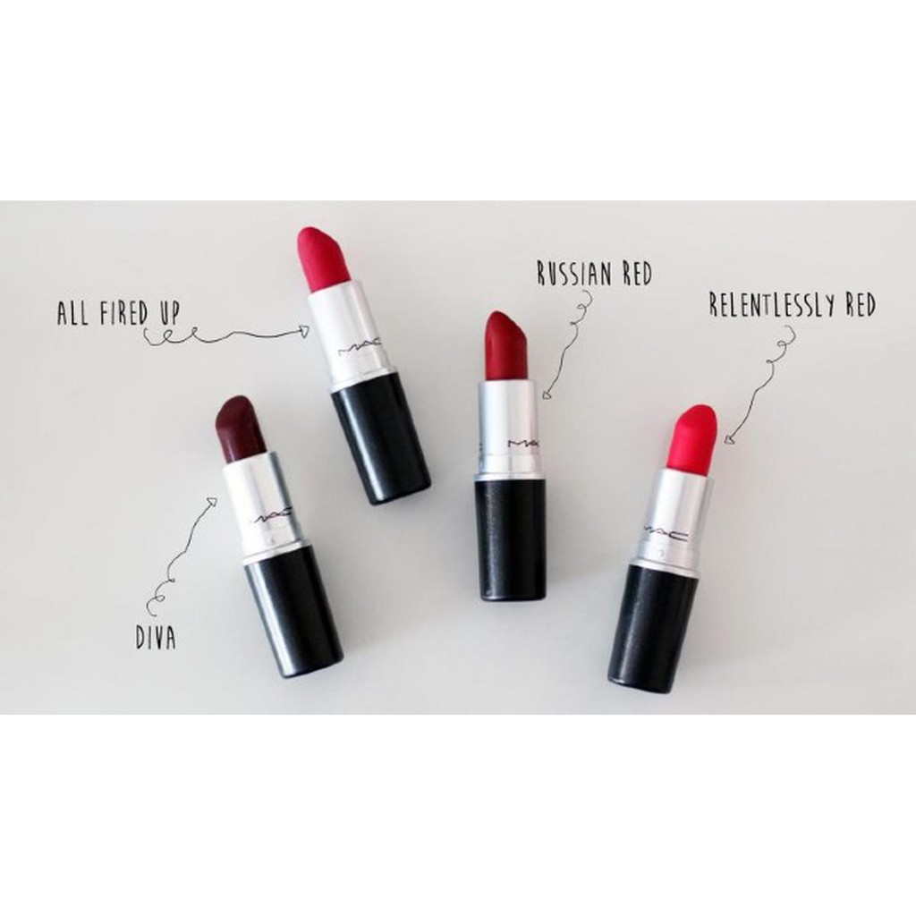 Son MAC CockNey 502 Màu Đỏ Hồng - Lustre