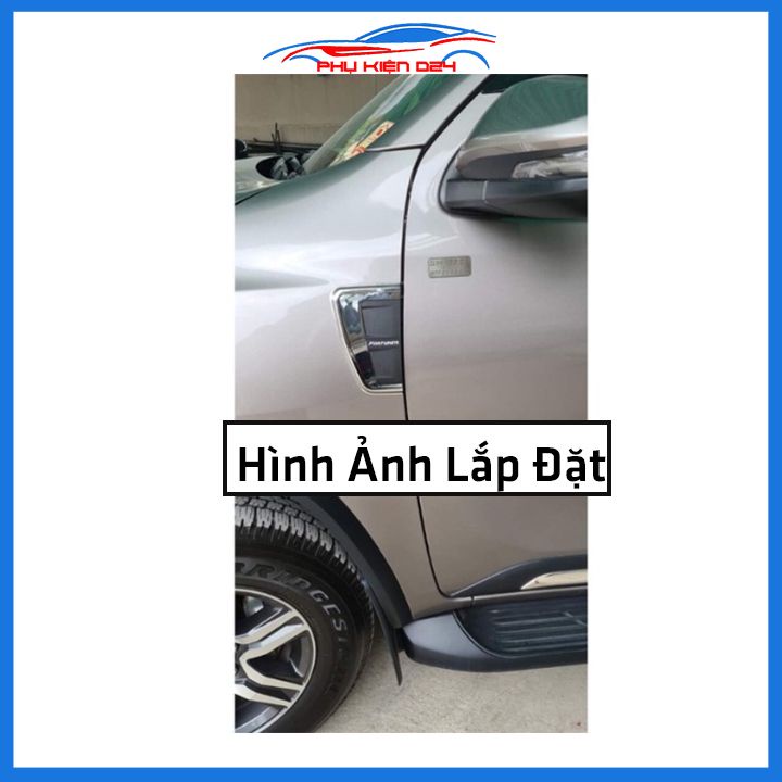 Ốp mang cá Fortuner 2017-2018-2019-2020-2021-2022 mạ crom trang trí chống va đập bảo vệ thân xe