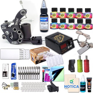 Bộ kit máy xăm tattoo 20 chi tiết