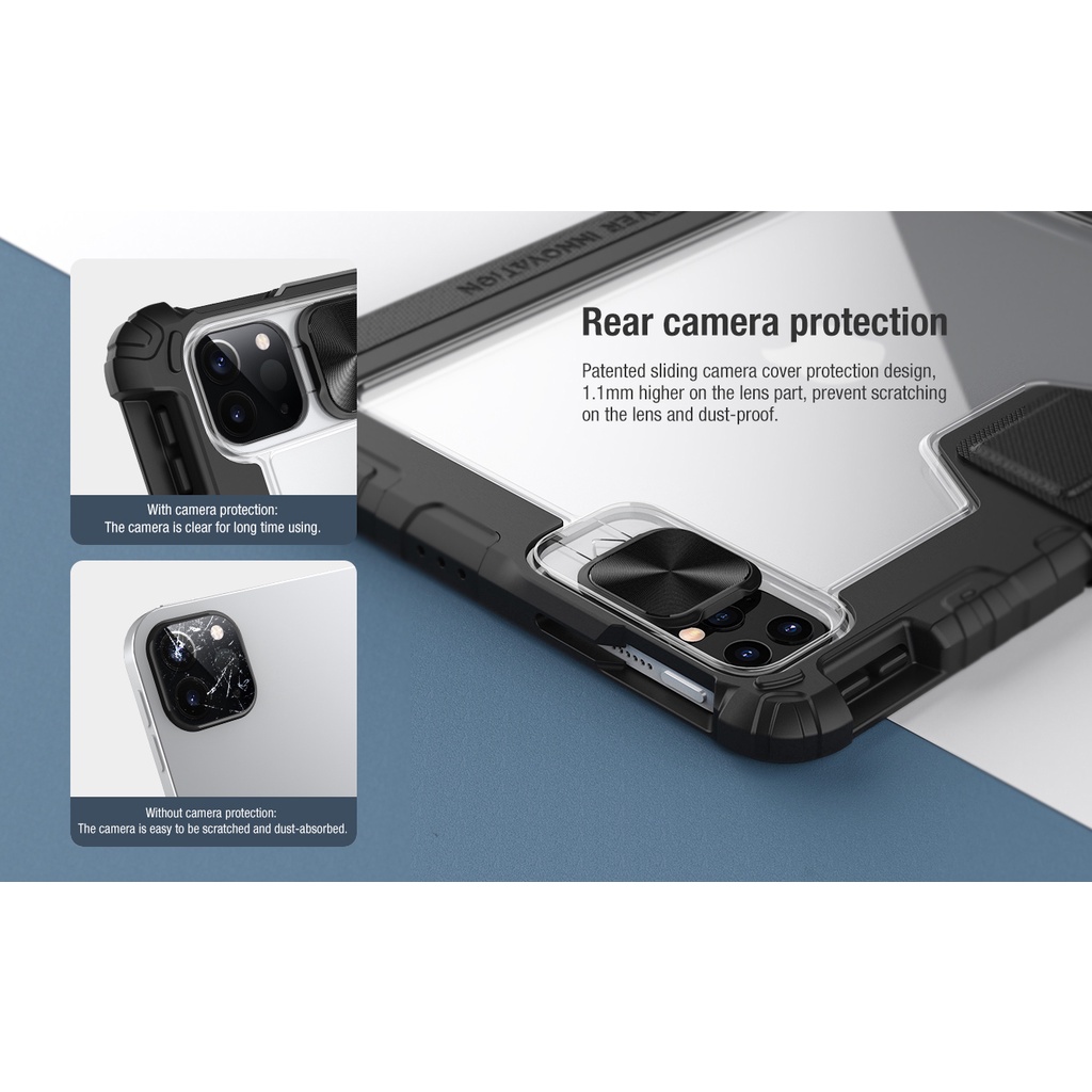 Bao da Nillkin cho iPad Gen 10 Mini 6 Gen 9 7 8 10.2 Air 5 4 10.9 Pro 11 M1 2021 2022 12.9 2021