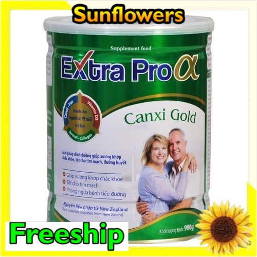 SỮA EXTRA PRO CANXI GOLD GIÚP XƯƠNG CHẮC KHỎE 900GR - Sunflowers