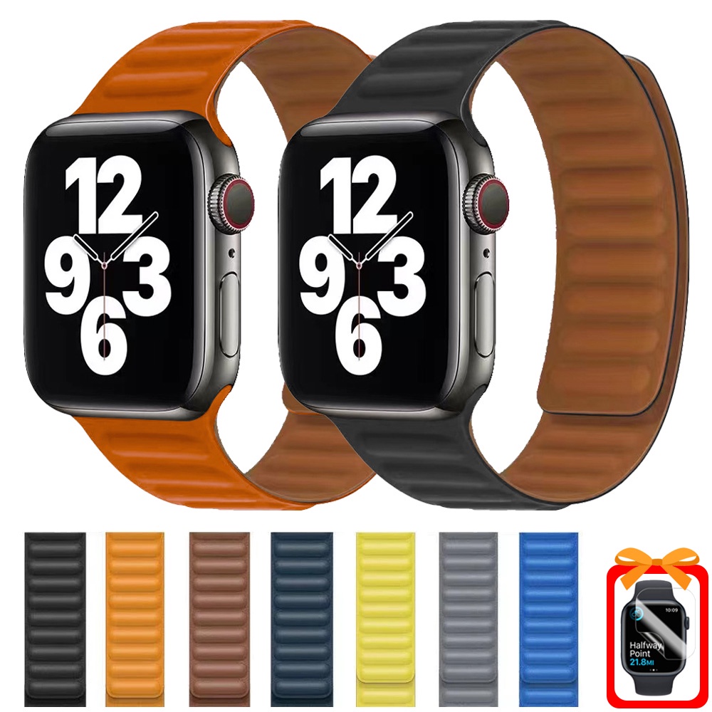 Dây Đeo Silicone Cho Đồng Hồ Thông Minh iWatch Series 8 / 7 / 6 / 5 / 4 / 3 / SE 45mm 41mm 44mm Ultra 49mm 42mm 40mm 38mm