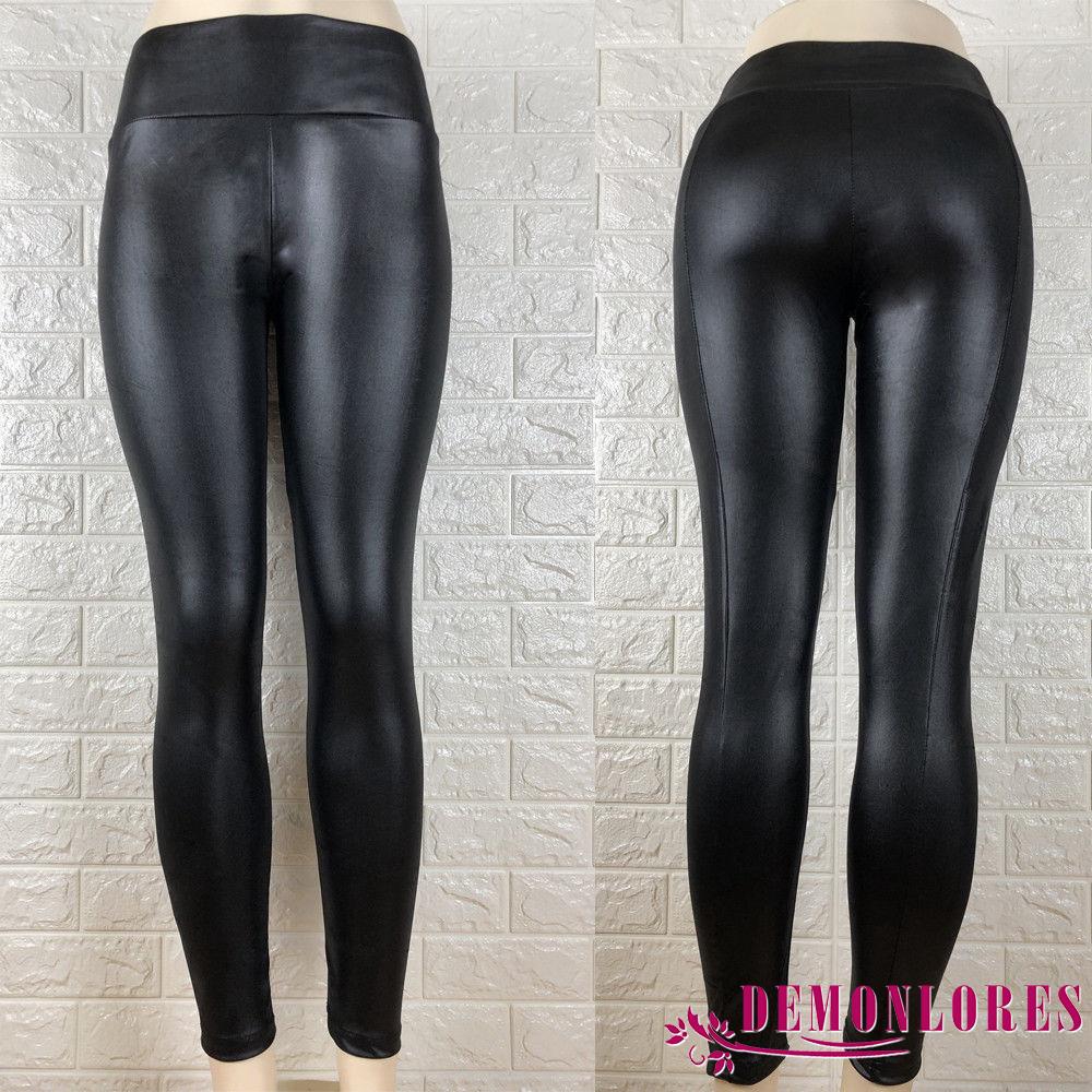 Quần legging giả da thời trang nữ