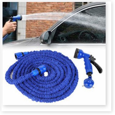 Vòi xịt rửa tăng áp lực nước co giãn tự động sịt nước tưới cây, rửa xe đa năng 15m