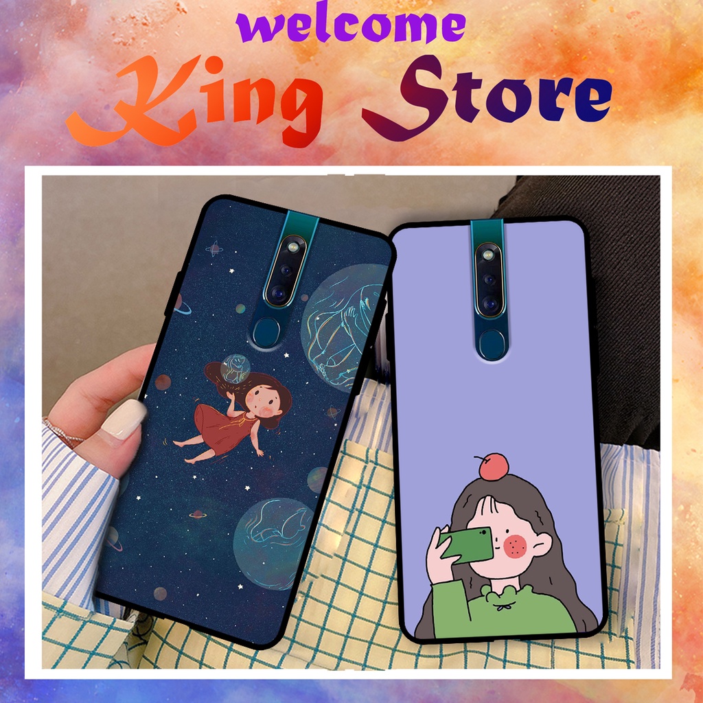 [HOT] Ốp lưng Oppo F9 - Oppo F11 - Oppo F11 Pro - Ốp điện thoại Oppo in hình bé gái siêu xinh,  dễ thương