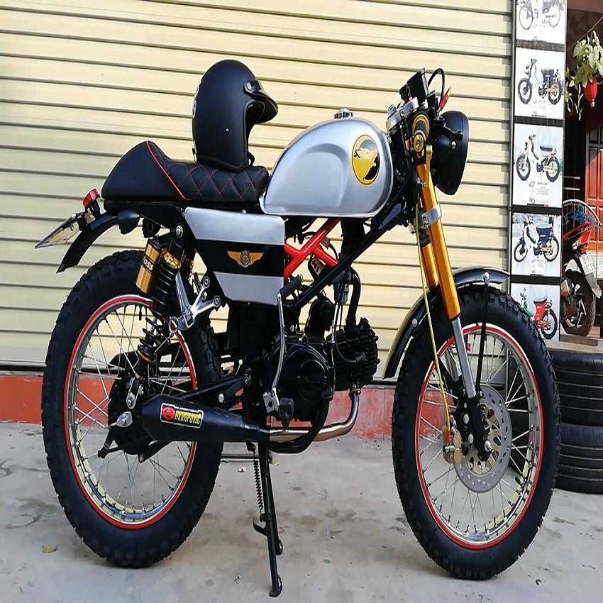 Pô chày AKRAPOVIC độ cafe racer pô xe máy độ nhiều loại xe