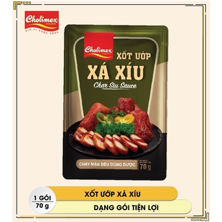 Xốt Ướp Xá Xíu Cholimex Gói 70g – Màu Đẹp, Vị Ngon, Dùng Cho Món Chay Mặn