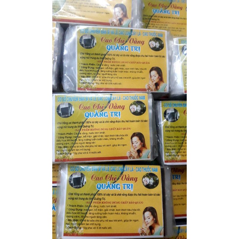 Cao chè vằng Quảng Trị gói 1kg hàng chuẩn xịn