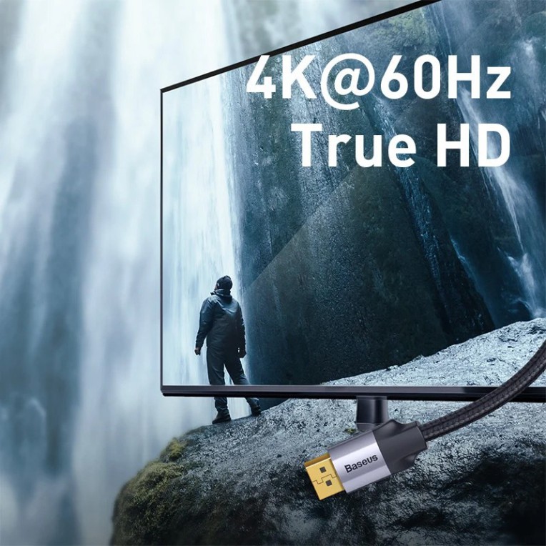 Cáp xuất hình ảnh Mini DP sang HDMI và DP Baseus hỗ trợ 4K 60Hz chiều dài 1m 2m