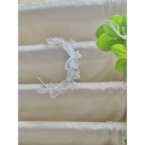 Cài tóc em bé handmade ren nơ xinh