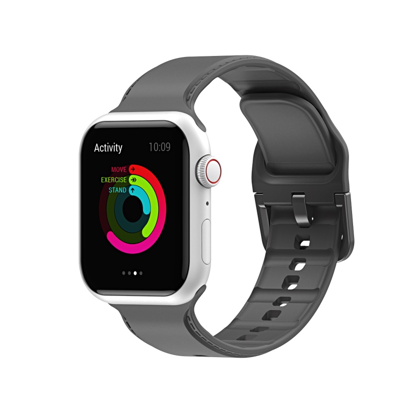 Dây Silicone Thay Thế Cho ĐồNg Hồ Apple 45mm 41mm44mm 40mm 42mm 38mm iWatch series 7 6 se 5 4 3 2