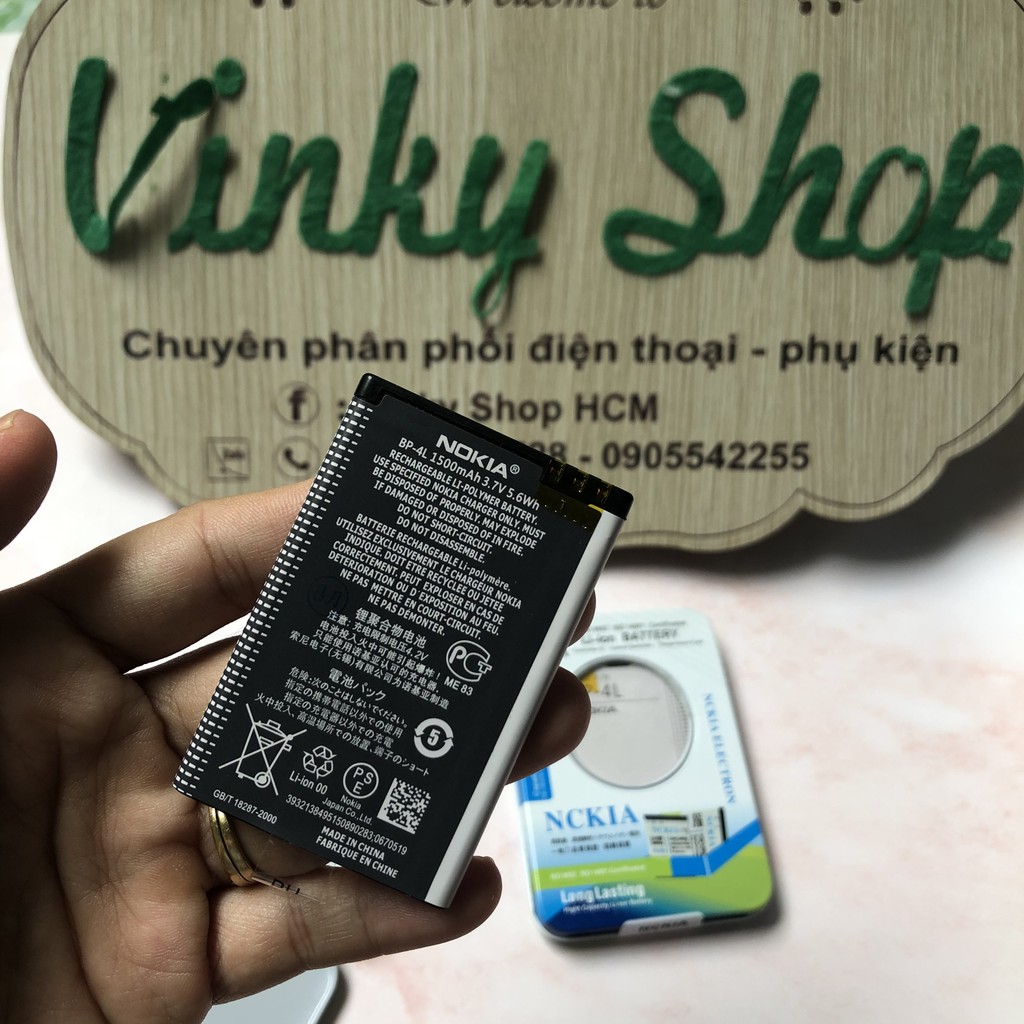 Pin Nokia BP-4L Nokia E72 , E71 , E6 , E51, N97 FULLBOX BẢO HÀNH 3M