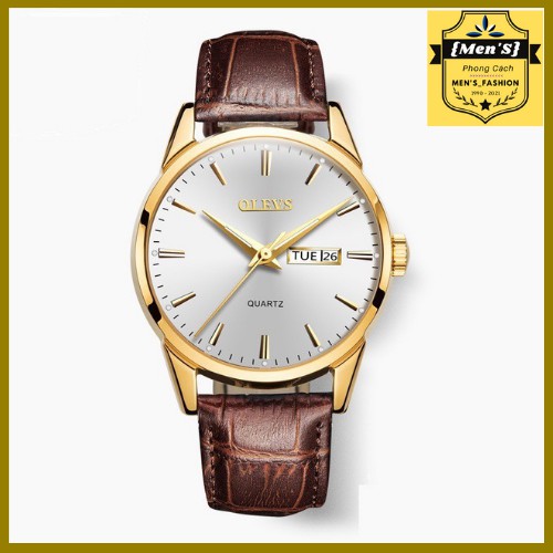 Đồng Hồ Nam Cao Cấp Dây Da Đẹp Chính Hãng OLEVS | BigBuy360 - bigbuy360.vn