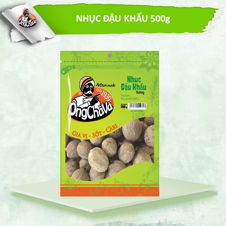 Nhục đậu khấu Ông Chà Và 500gram (Nutmeg)