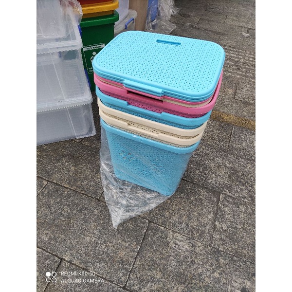 sọt đựng đồ gia đình có nắp cao cấp