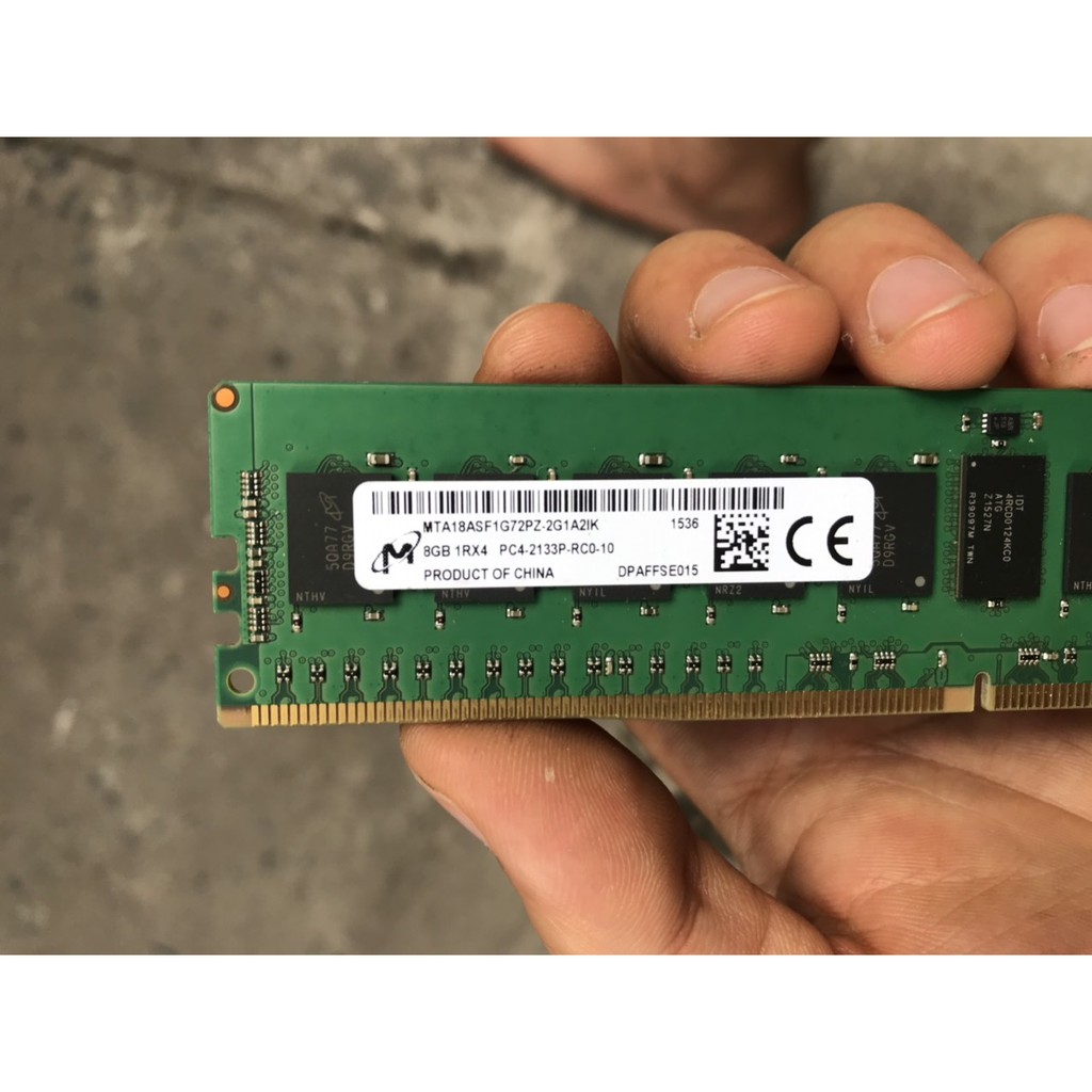 ram cho máy tính bàn ecc reg Samsung MICRON  ddr4 8gb 2133 17000 bus pc4 decktop PC RDIMM Registered,cpu e5300