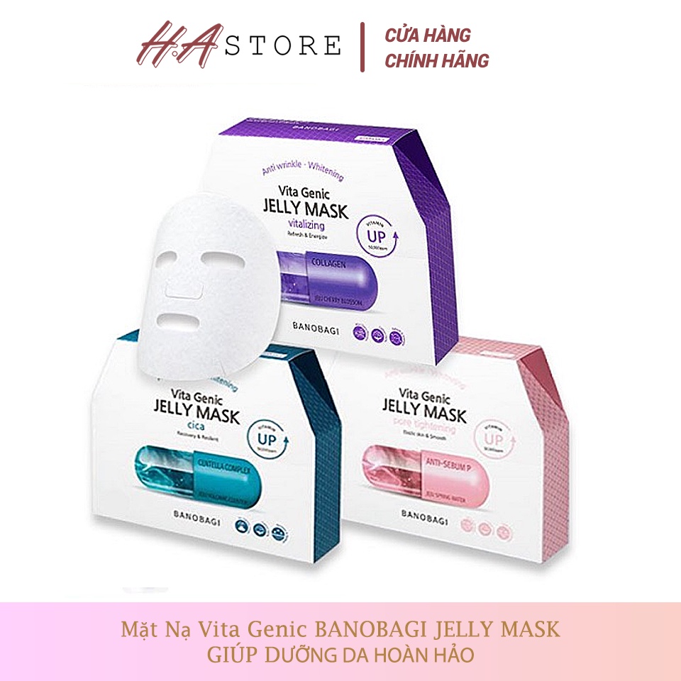 Mặt Nạ Vita Genic BANOBAGI JELLY MASK Mẫu mới 2020