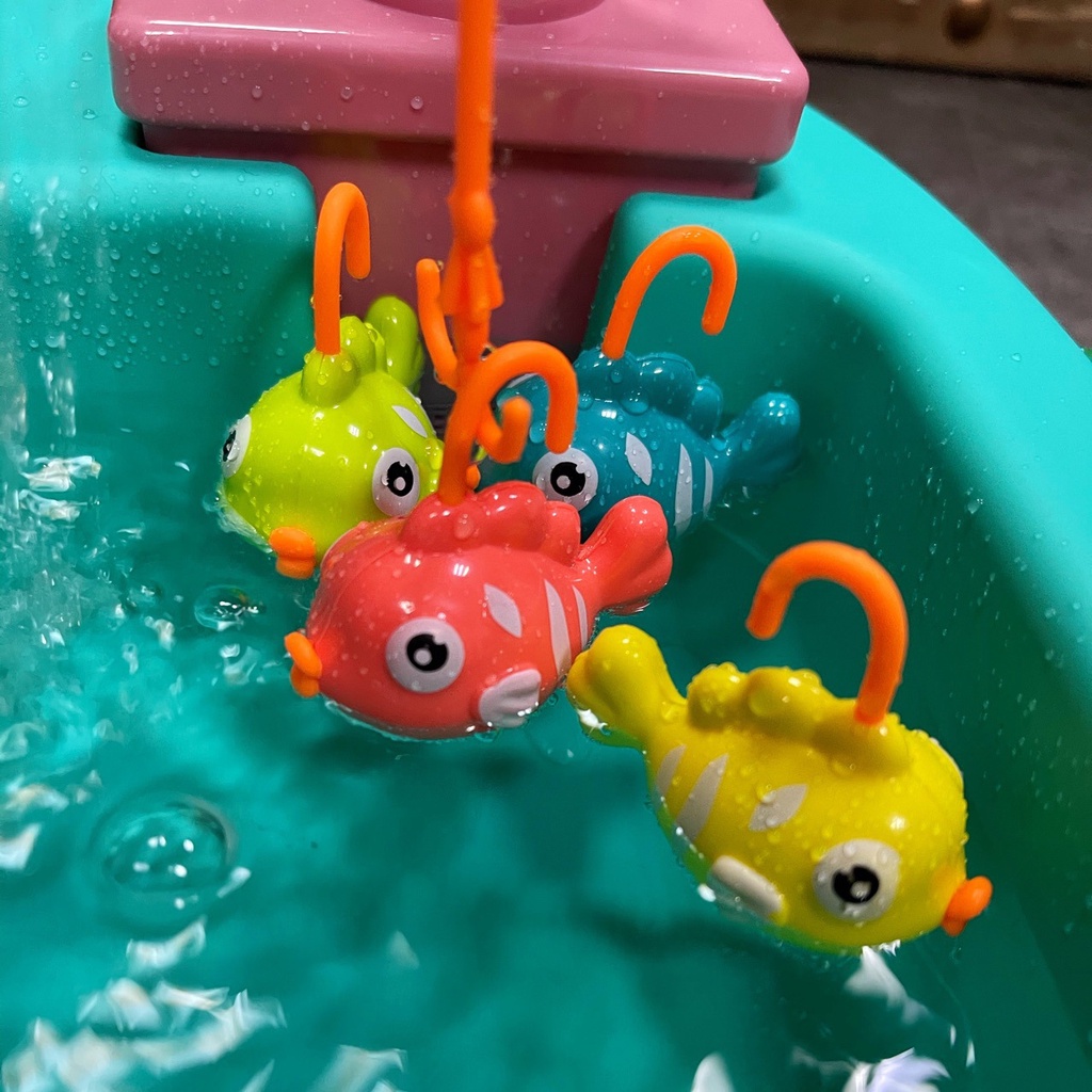 Bộ Đồ Chơi Nhà Bếp Rửa Rau Củ Quả, Câu Cá Cho bé - Mây Kids