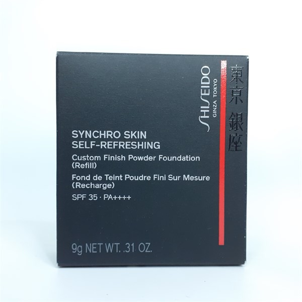 Lõi phấn nền dạng nén Shiseido Synchro Skin Self -Refreshing Custom Finish Powder Foundation #160 Shell