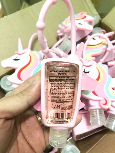 Gel rửa tay khô Lamcosme kèm vỏ thú xinh xắn | BigBuy360 - bigbuy360.vn