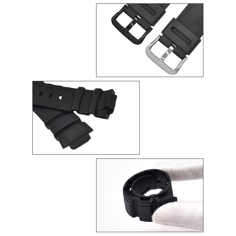 Dây đeo đồng hồ thay thế cho Casio Mcw-100H 16mm Mcw110H Hdd-S100 Wv-200 W-S220 Ae-2000 Ae-2100
