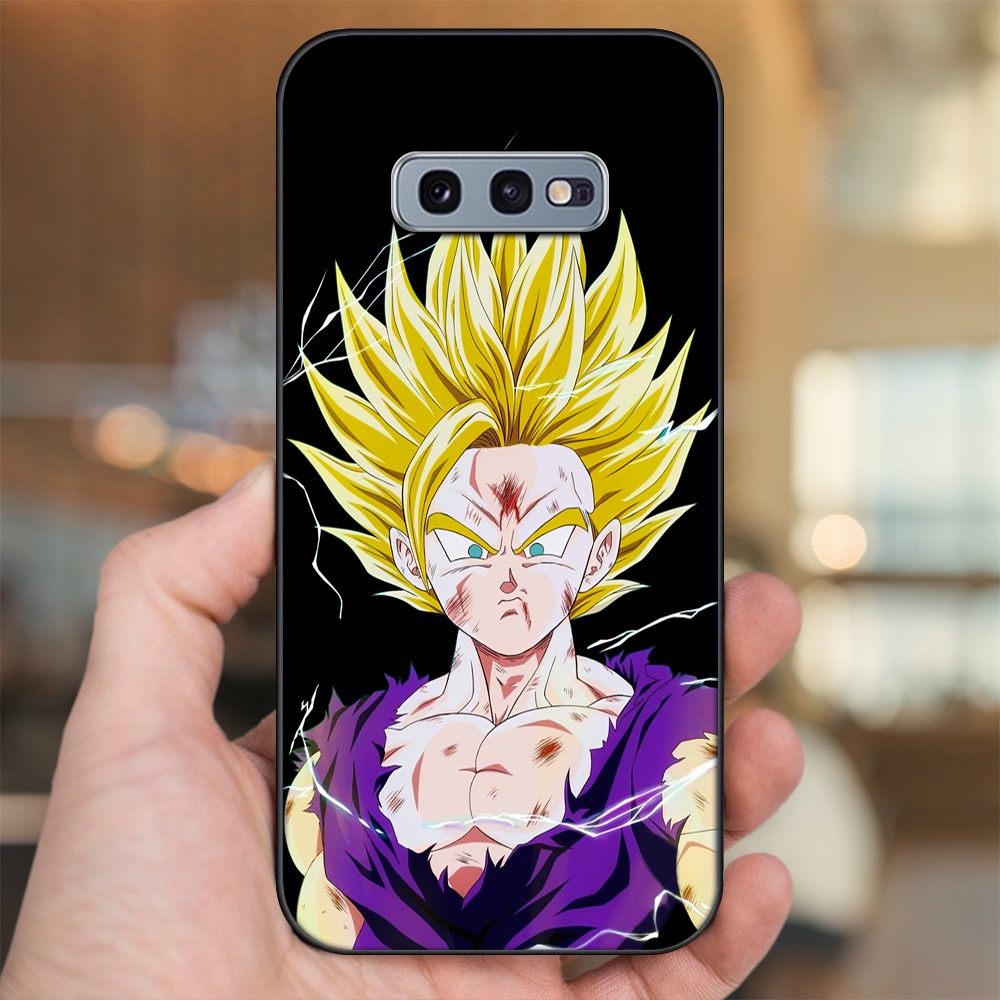 Ốp lưng Samsung S10e viền đen in hình Gohan Dragon Ball
