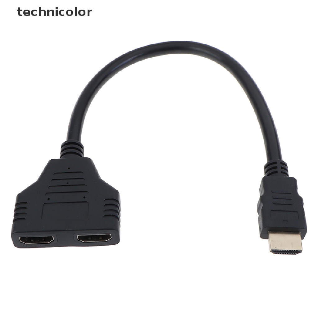 Tcvn HDMI Splitter Cable 1 Male To Dual HDMI 2 Female Y Splitter Adapter Jelly