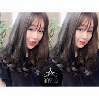 Tóc bộ có rãnh da đầu xoăn lọn 45p 